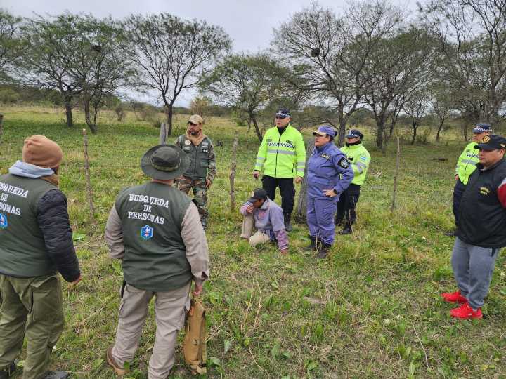 El Tacuruzal: hallaron sano y salvo a un joven de 26 años