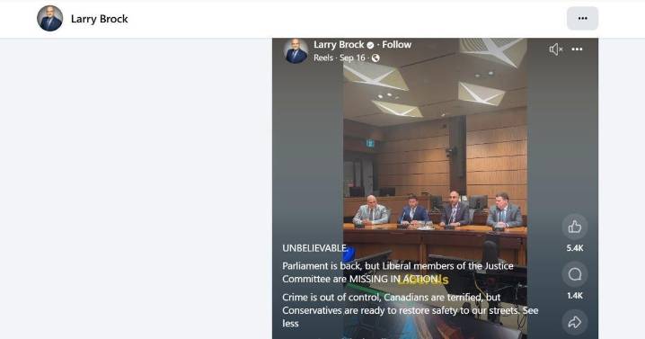 Did this Conservative MP stage a meeting?