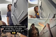 Rude passenger booted off American Airlines flight after telling flight attendant to 'shut up': viral video
