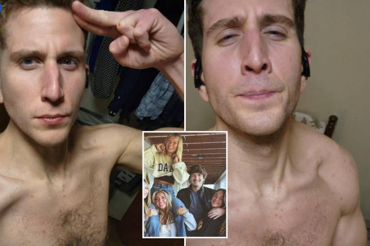 Bryan Kohberger posed in shirtless selfies with wound on hand after University of Idaho student murders