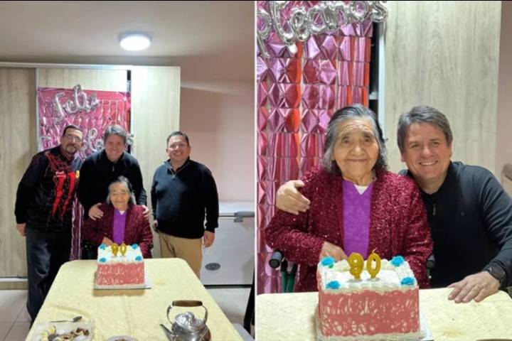 Abuela que convirtió su casa en un comedor comunitario cumplió 90 años