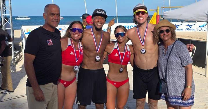 Plata por partida doble para Puerto Rico en voleibol de playa