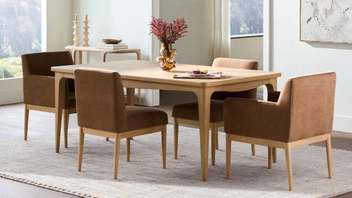 7 rustically refined wood tables to ground a room
