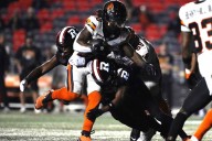 Crum ignites Redblacks' rally in final quarter to knock off Lions 34