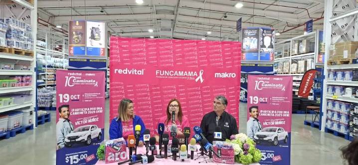 Caminata de Funcamama 2025 será el 19 de octubre, Día Mundial de Lucha contra Cáncer de Mama