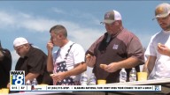 Labor Day hot dog eating contest held in Millbrook