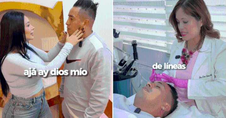 Christian Cueva impacta al someterse a retoque estético en el rostro para lucir joven: Pamela Franco lo acompañó
