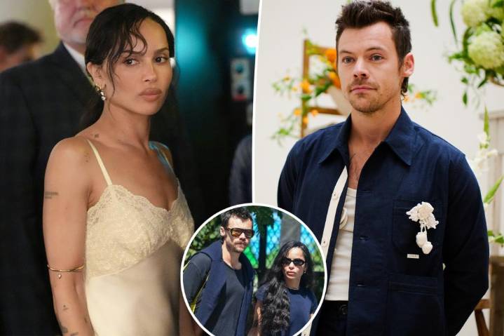 Exclusive | Zoe Kravitz and Harry Styles hang with friends