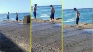 El video que menor le envió a su padre minutos antes de desaparecer en playa Las Torpederas de Valparaíso