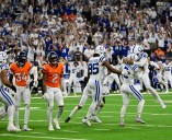 Broncos blow 3 chances to extend lead, lose to Colts in stunner