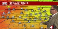 A taste of fall weather this weekend before summer temperatures and humidity return next week