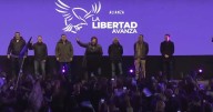 Habla Javier Milei en el cierre de campaña en Moreno: «Quiero agradecer al jefe, a Karina Milei»