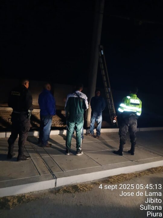 Personal de Enosa fue secuestrado mientras reparaba interrupción eléctrica en Sullana