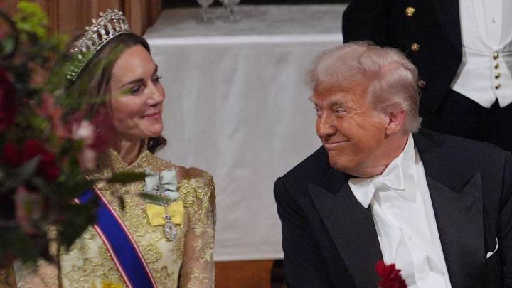 ‘So radiant and so healthy’: Donald Trump praises ‘beautiful’ Princess Catherine during historic state visit
