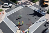 Workers return to erase Delray Beach pride intersection