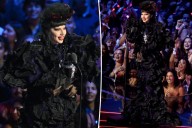Lady Gaga rocks a ruffled gothic look at VMAs 2025