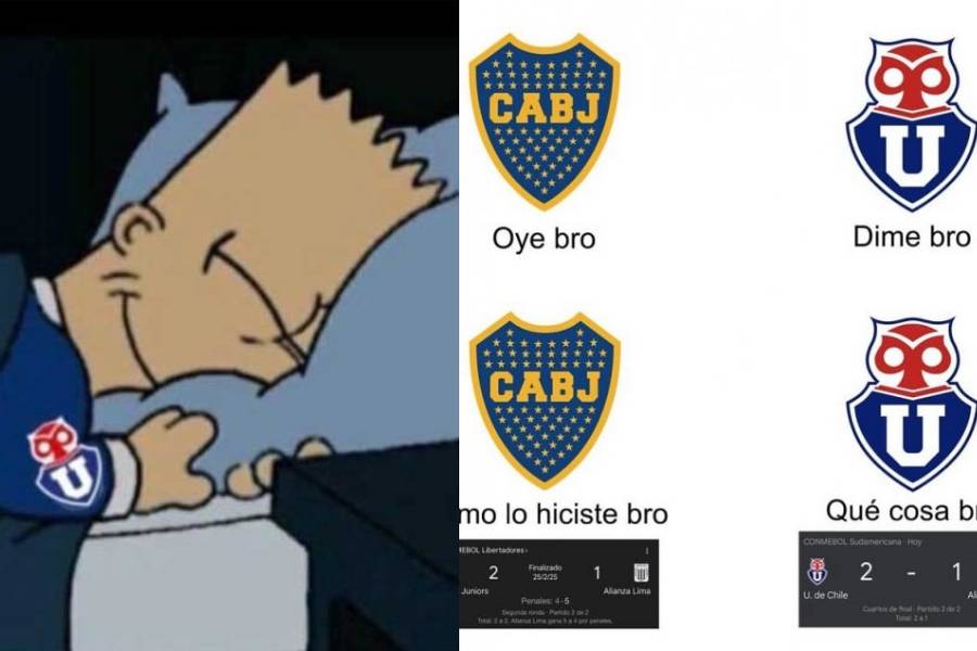 Los memes que dejó la clasificación de la U a semifinales de la Copa Sudamericana 