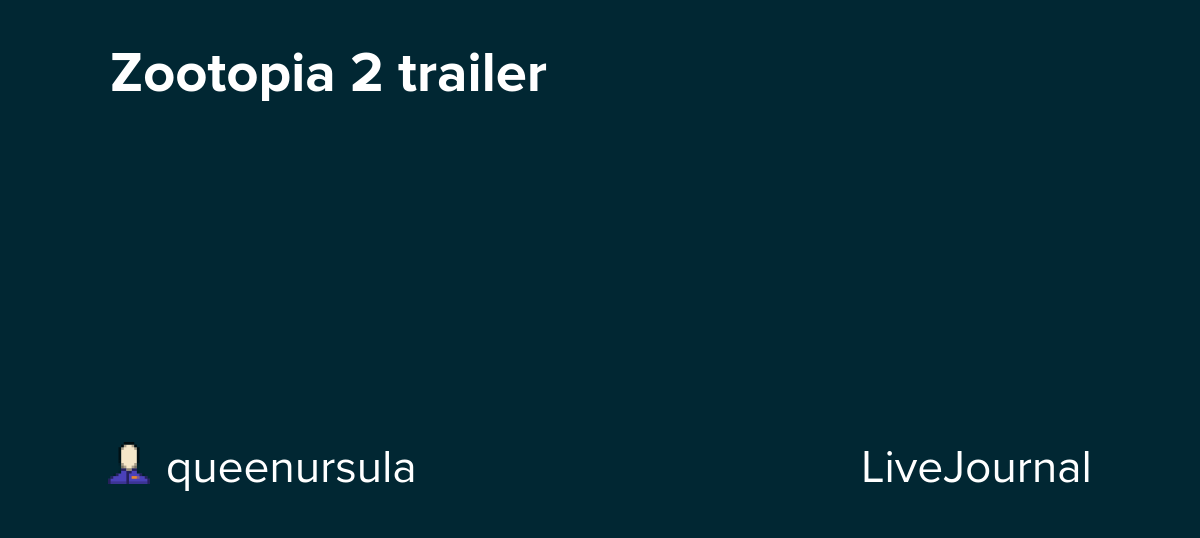 Zootopia 2 trailer: ohnotheydidnt