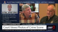 Plotting Parents Murder Trial: Court Views Photos of Crime Scene