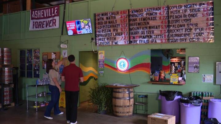 Asheville brewery revived after Hurricane Helene's devastation