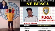 Polidelta recaptura al «Chino», prófugo VI del retén de Guasina