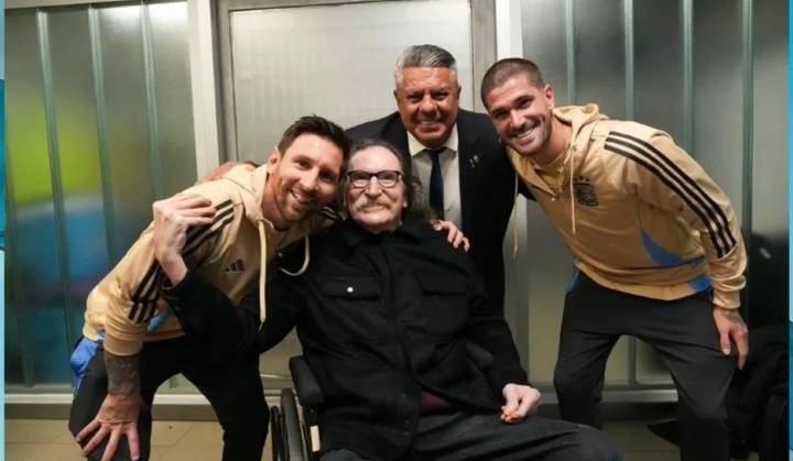 Messi y Charly García, juntos en el Monumental: la foto que emocionó a todos