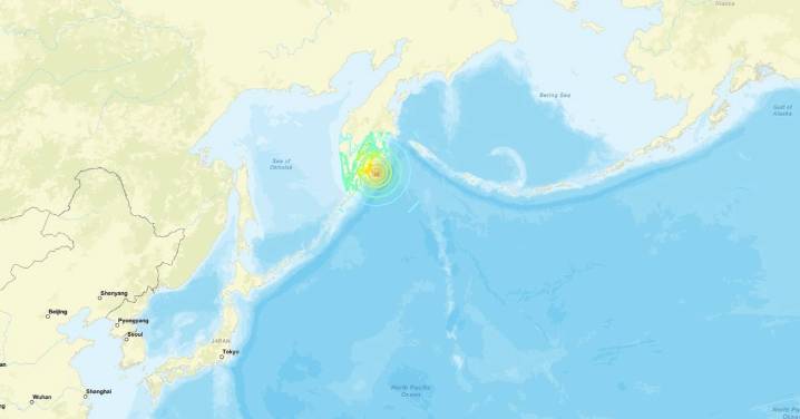Sismo de magnitud 7.8 sacude el extremo oriente de Rusia