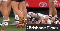 Cats star forced off early in prelim