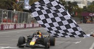 Max Verstappen wins F1's Azerbaijan GP after Oscar Piastri crashes on lap 1