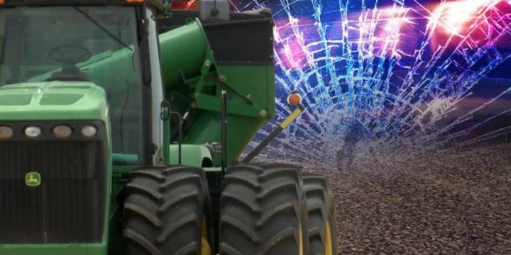 Woman, two children injured in crash involving farm equipment on Highway 151