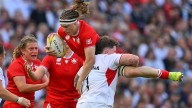 England leading Canada 33-13 late in Women's Rugby World Cup final at Twickenham