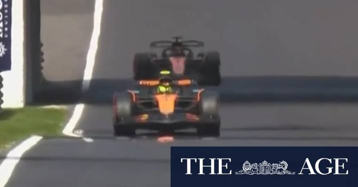 Piastri forced to let Norris past