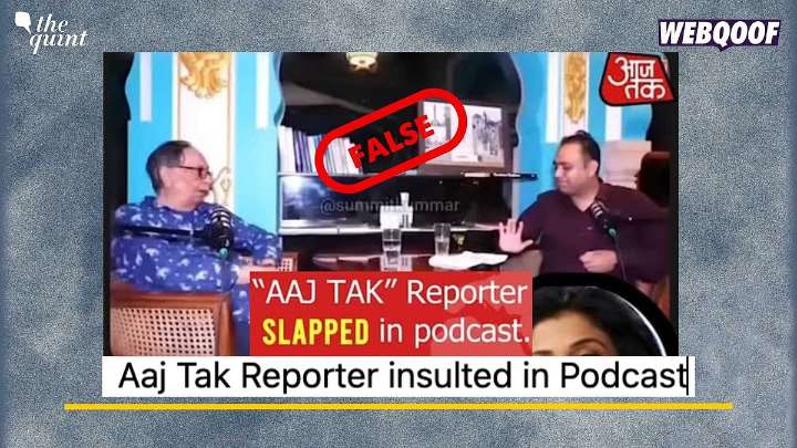 Fact-Check: False Claim Viral That AS Dulat ‘Slapped’ Aaj Tak Reporter on Camera