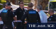 Man shot by police after fire at Brisbane home