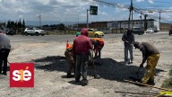 Avanzan trabajos de bacheo en Toluca para mejorar la movilidad