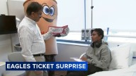 Teen cancer survivor surprised with Eagles tickets ahead of Sunday's game