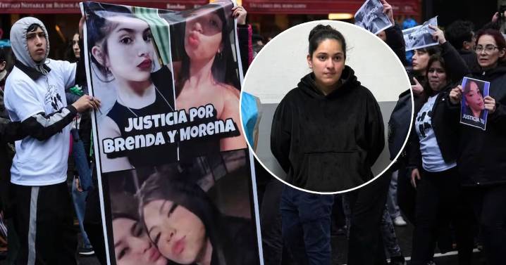La estaban entrevistando en la TV Argentina hasta que llegan a arrestarla por triple feminicidio