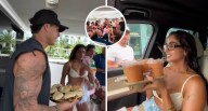 ¿El engreído de la familia? Hugo García celebra el pan con chicharrón junto a Isabella Ladera