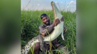 'Bloke clearly had no clue': Steve Irwin's father Bob slams American influencer Mike Holston for wrestling Queensland crocodile