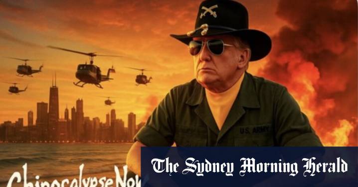 Donald Trump Chicago: President threatens city with 'Chipocalypse Now' parody post
