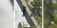 FWPD officer recounts rescuing man for edge of downtown parking garage Thursday