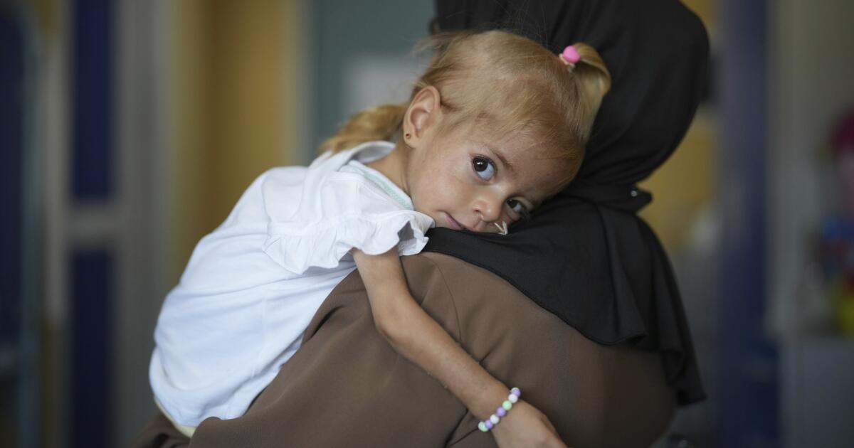 Toddler evacuated from Gaza with rare disease recovers from malnutrition in Italian hospital