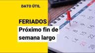 Feriados: ¿Cuándo habrá un nuevo fin de semana largo?