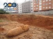Desactivada en Castellón una bomba de la Guerra Civil hallada en las obras de una avenida