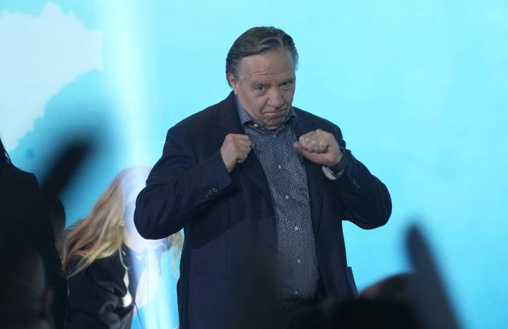 Quebec premier launches last-ditch effort to avoid political annihilation