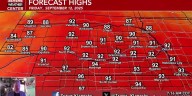 Some late summer heat settles in ahead of a decent looking chances of rain for part of the weekend