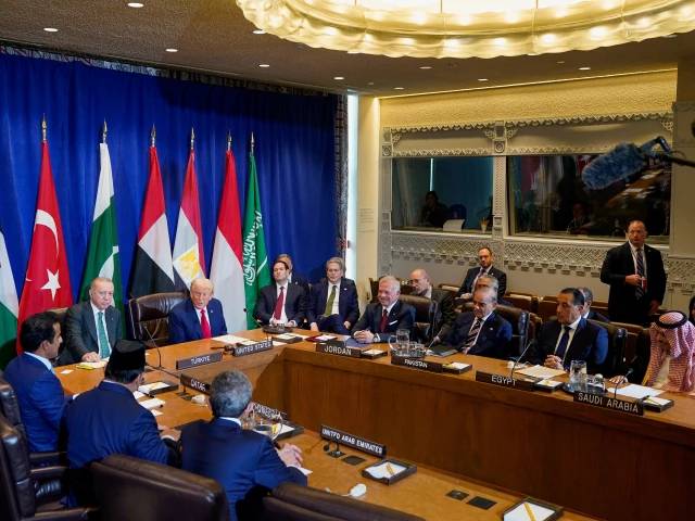 Trump meets Shehbaz, Muslim leaders to tackle Gaza crisis