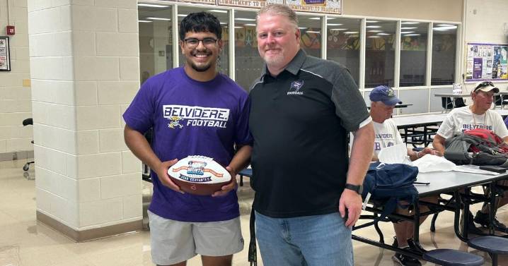 Belvidere's Juan Cervantes Awarded Chicago Bears Latino Heritage Youth Leader Award