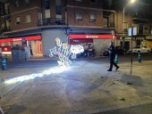 Cae un arco de luces en Julio Carrilero