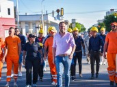 Gestos para mostrarse unidos: Di Nápoli se suma a la campaña del peronismo en Santa Rosa